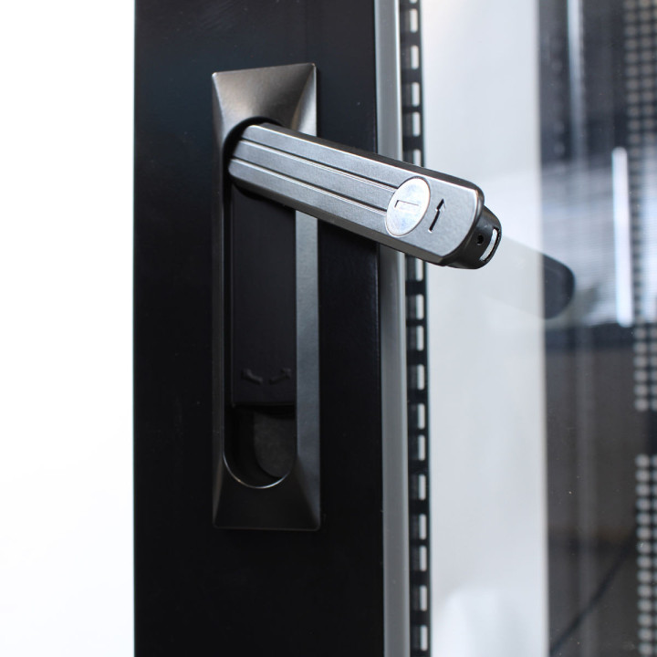 Baie de brassage en kit 19"x42Ux600mm Noir | Kimex International 