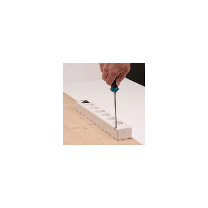 Multiprise 6 voies - Blanc TYPE F - 1150650326 | Nedis 