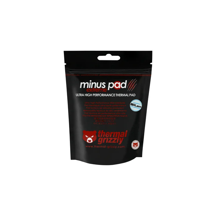 Pad Thermique Minus Pad Extreme 100x100x3mm - TGMPE10010030R | Thermal Grizzly 