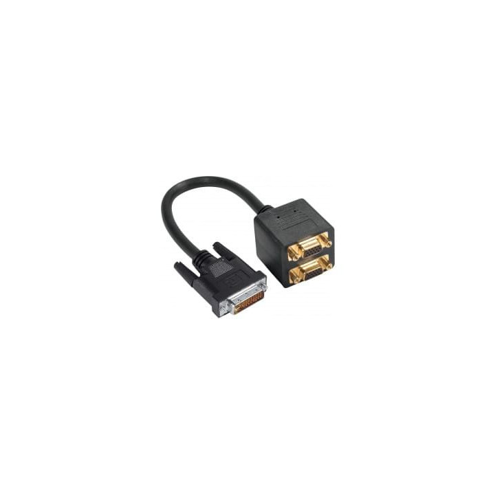 Adaptateur DVI-I male - 2 VGA femelle | Générique 