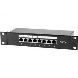 Panneau de Brassage Cat.6 FTP 8 ports 10" 1U | Générique 