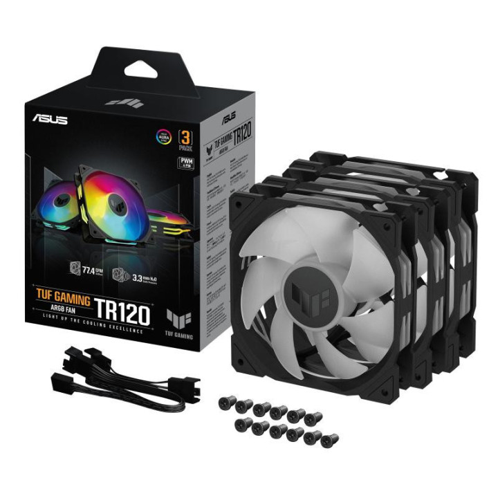 TUF GAMING TR120 FAN ARGB BLACK 