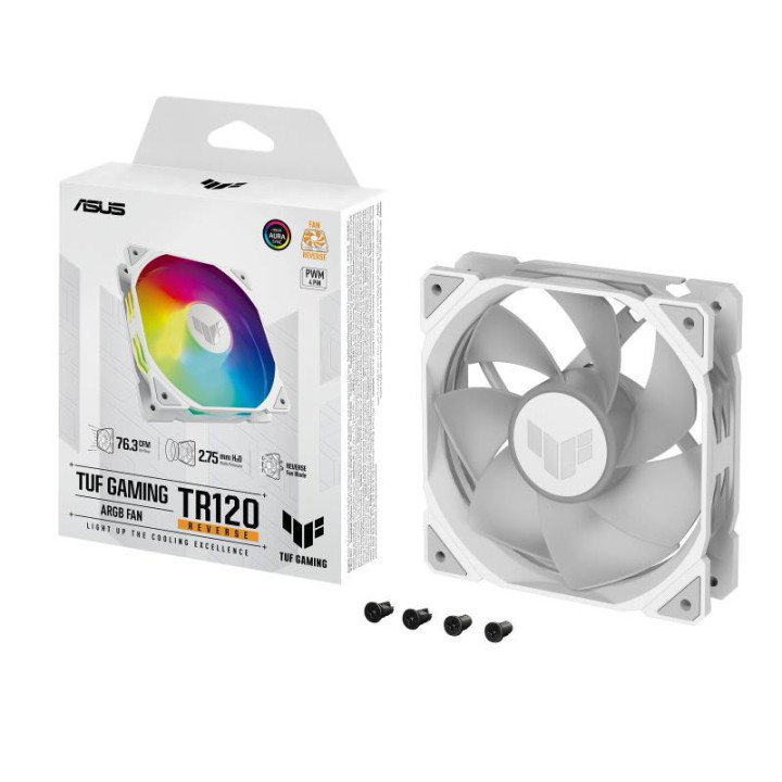 TUF GAM TR120 FAN ARGB REV WHITE 