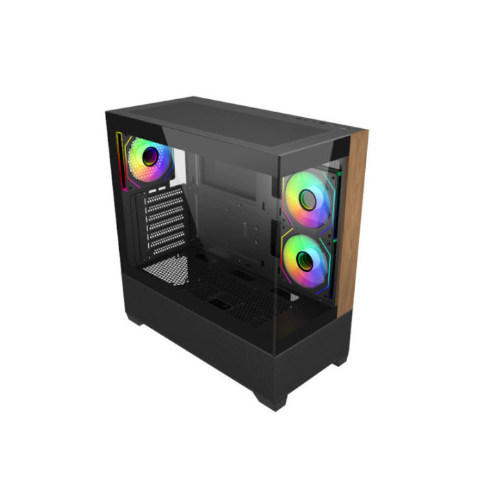 COOLER MASTER Elite 690 Wood Black 