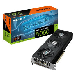 GIGABYTE GeForce RTX 5060 EAGLE MAX OC 8G Carte Graphique ? 8 Go GDDR7, 128 bits, PCI-E 5.0, fréquence c?ur 2550 MHz, 3 x Displa
