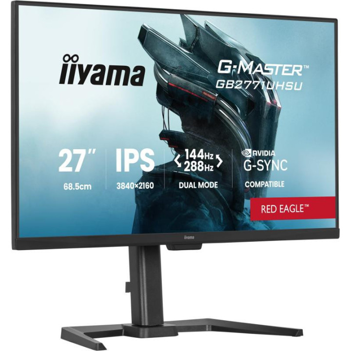 iiyama G-MASTER GB2771UHSU-B1 écran plat de PC 68,6 cm (27") 3840 x 2160 pixels 4K Ultra HD LED Noir 