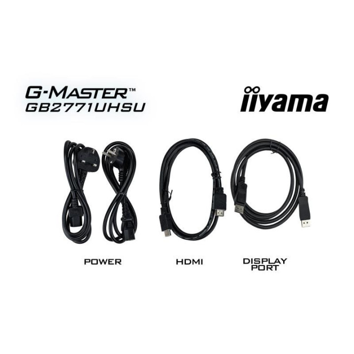 iiyama G-MASTER GB2771UHSU-B1 écran plat de PC 68,6 cm (27") 3840 x 2160 pixels 4K Ultra HD LED Noir 
