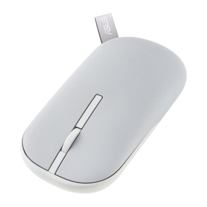 ASUS Marshmallow Mouse MD100 souris Bureau Ambidextre RF sans fil + Bluetooth Optique 1600 DPI 