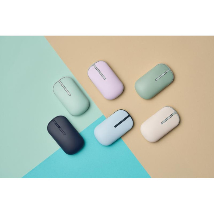 ASUS Marshmallow Mouse MD100 souris Bureau Ambidextre RF sans fil + Bluetooth Optique 1600 DPI 