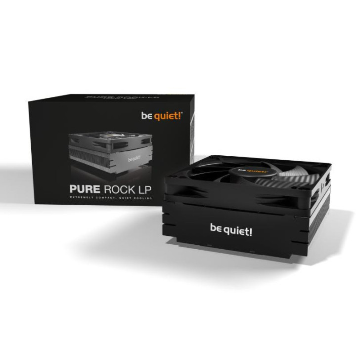 be quiet! Pure Rock LP | Ventirad mono tour, low profile, socket Intel et AMD 