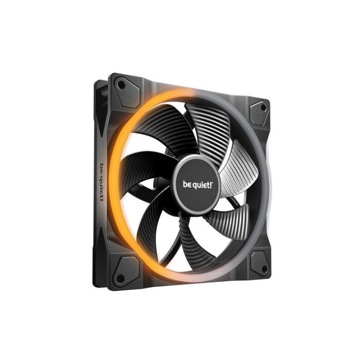 be quiet! Light Wings 140 mm PWM Reverse Black | Ventilateur PC ARGB reverse noir 
