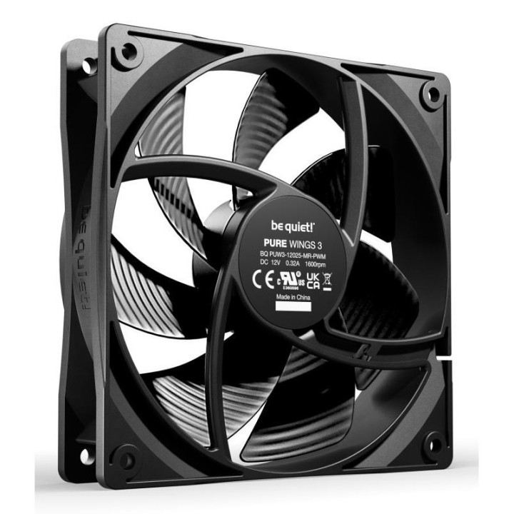 be quiet! Pure Wings 3 140 mm | Ventilateur PC silencieux | Pack de 3 