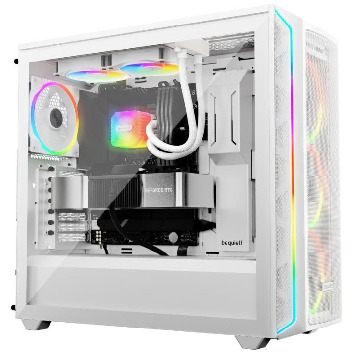 be quiet! Light Loop 240 mm White | Système de refroidissement liquide tout-en-un, 240 mm, blanc, socket Intel et AMD, ARGB 