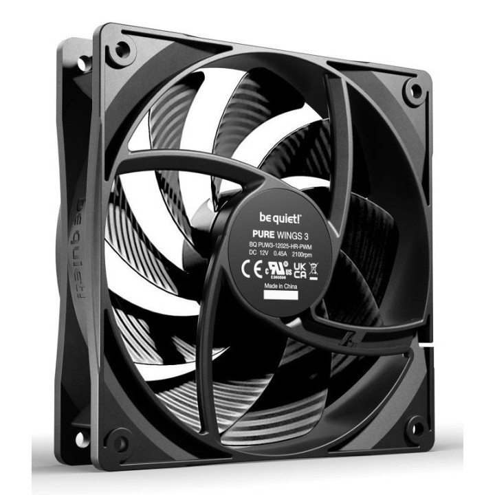 be quiet! Pure Wings 3 120 mm PWM | Ventilateur PC high-speed 
