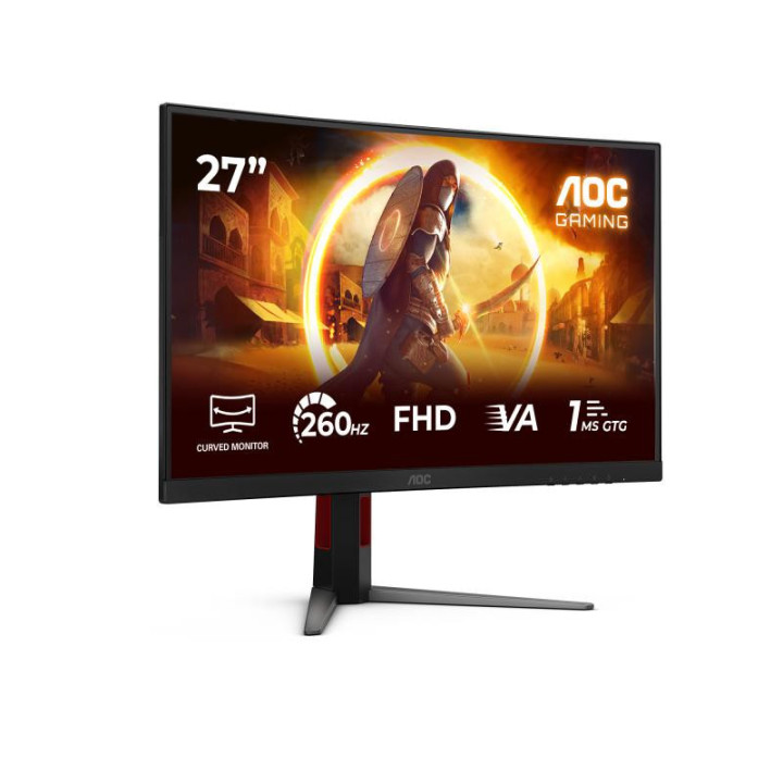 AOC G4 C27G4Z2 écran plat de PC 68,6 cm (27") 1920 x 1080 pixels Full HD LCD Noir, Rouge 