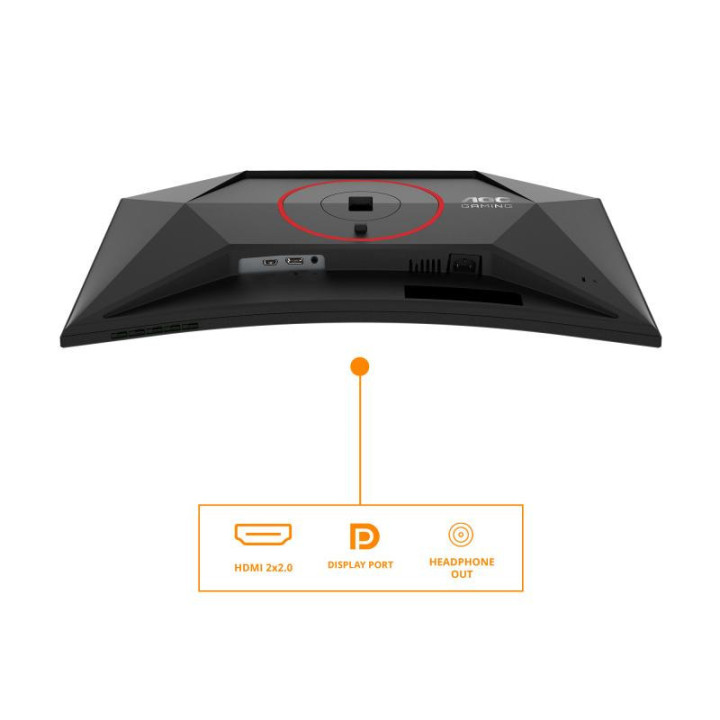 AOC G4 C27G4Z2 écran plat de PC 68,6 cm (27") 1920 x 1080 pixels Full HD LCD Noir, Rouge 