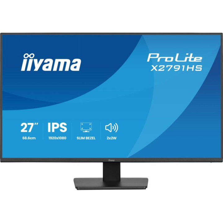iiyama ProLite X2791HS-B1 écran plat de PC 68,6 cm (27") 1920 x 1080 pixels Full HD LED Noir 