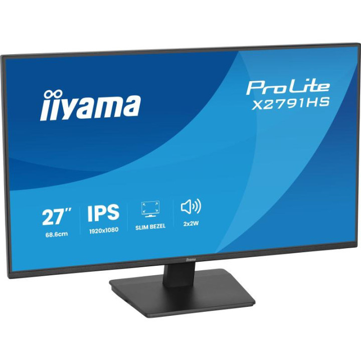 iiyama ProLite X2791HS-B1 écran plat de PC 68,6 cm (27") 1920 x 1080 pixels Full HD LED Noir 
