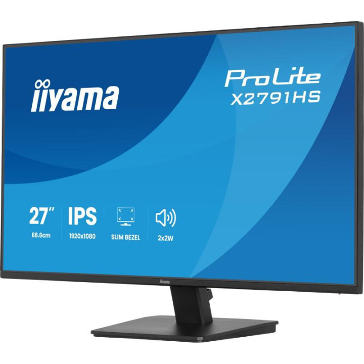 iiyama ProLite X2791HS-B1 écran plat de PC 68,6 cm (27") 1920 x 1080 pixels Full HD LED Noir 
