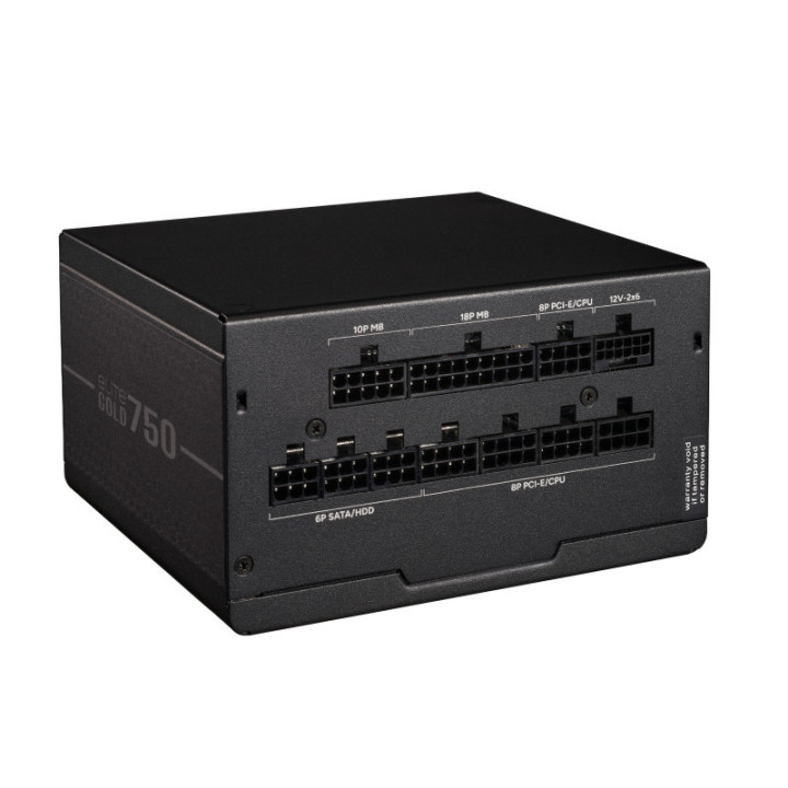 COOLER MASTER ELITE Gold 750 FM - 80+ GOLD - 750 WATTS 