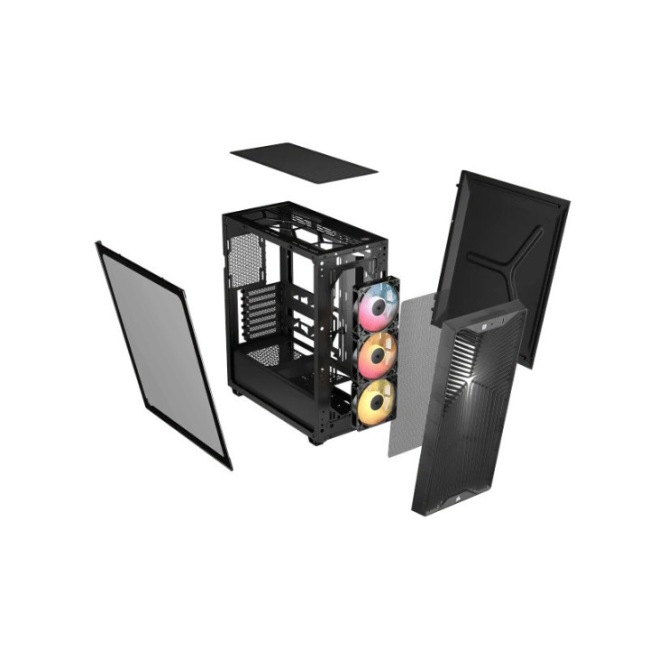 CORSAIR 3200D RS ARGB Mid-Tower Performance Case, Smoke 