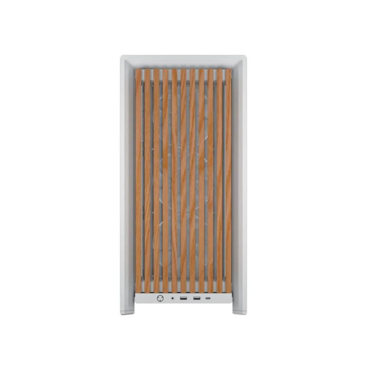 CORSAIR FRAME 4000D  WOOD RS,  WHITE 