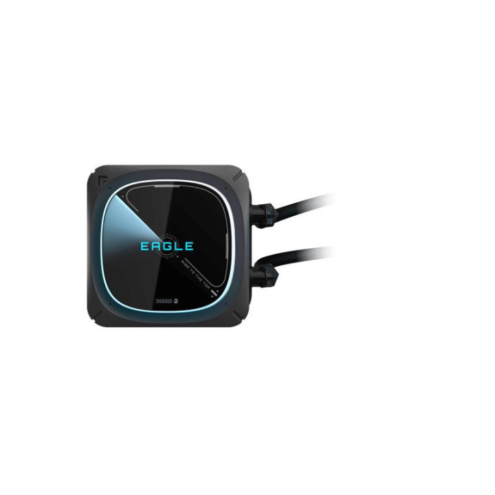 GIGABYTE EAGLE 360 Système de Refroidissement Liquide pour CPU - 3x120mm Ventilateurs ARGB, écran LCD couleur, DAISY-CHAIN, Comp