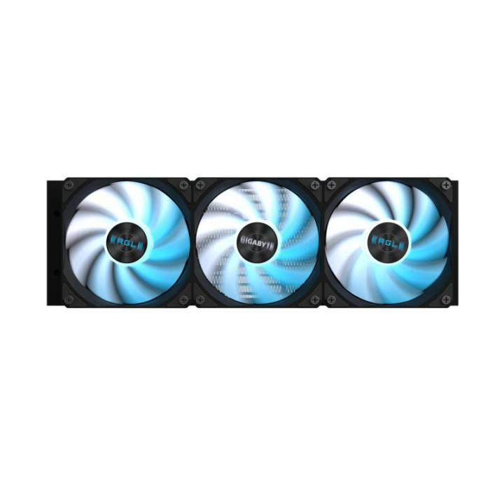 GIGABYTE EAGLE 360 Système de Refroidissement Liquide pour CPU - 3x120mm Ventilateurs ARGB, écran LCD couleur, DAISY-CHAIN, Comp