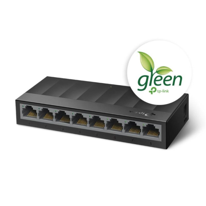 TP-LINK LS1008G - Switch de bureau 8 ports Gigabit - 10/100/1000 Mbps 