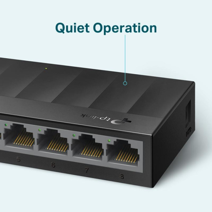 TP-LINK LS1008G - Switch de bureau 8 ports Gigabit - 10/100/1000 Mbps 
