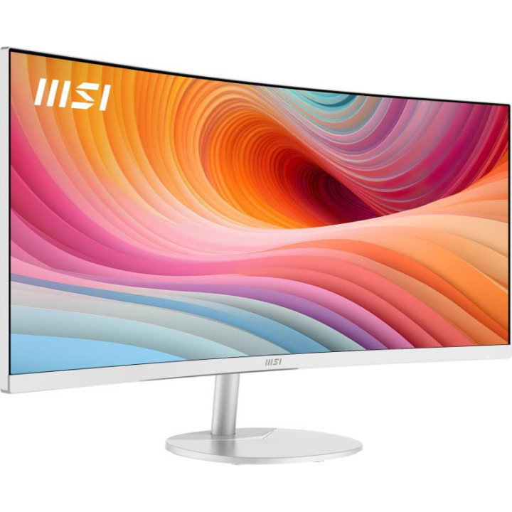 MSI Pro MP341CQW E12 écran plat de PC 86,4 cm (34") 3440 x 1440 pixels UltraWide Quad HD Blanc 