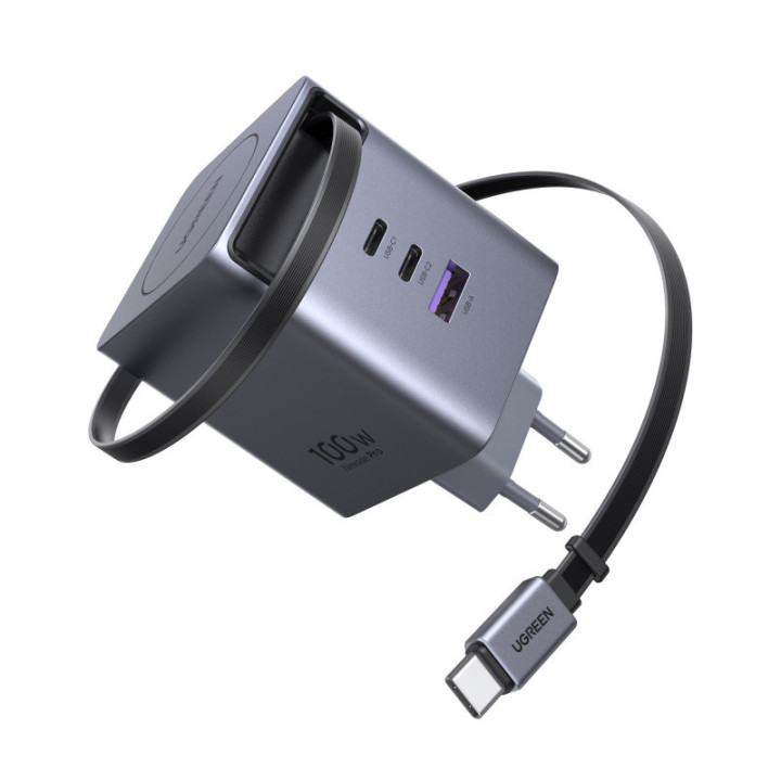 UGREEN Chargeur Rapide 100 W + Câble avec Rouleau *65828 