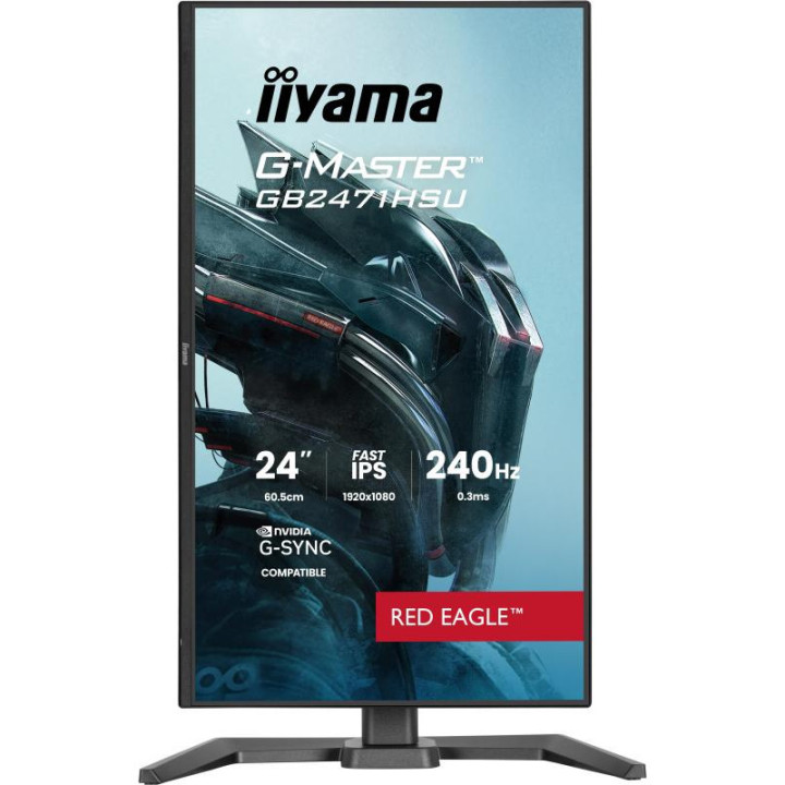 iiyama G-MASTER GB2471HSU-B1 écran plat de PC 60,5 cm (23.8") 1920 x 1080 pixels Full HD Noir 