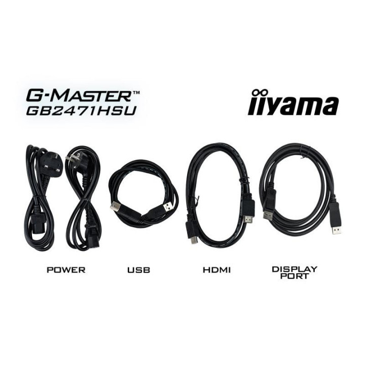 iiyama G-MASTER GB2471HSU-B1 écran plat de PC 60,5 cm (23.8") 1920 x 1080 pixels Full HD Noir 