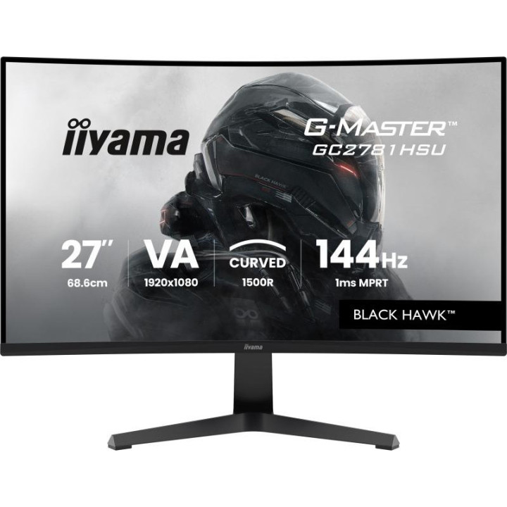 iiyama G-MASTER GC2781HSU-B1 27" 144H écran plat de PC 68,6 cm (27") 1920 x 1080 pixels Noir 