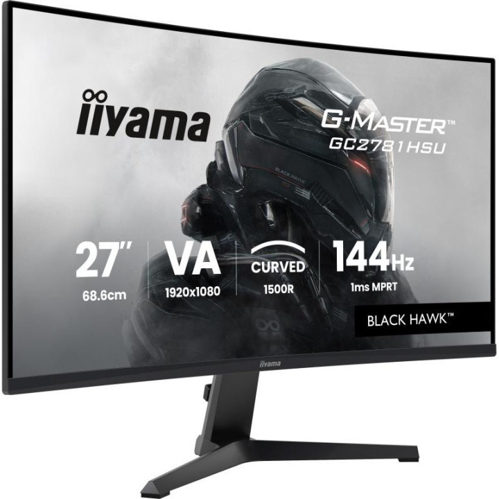 iiyama G-MASTER GC2781HSU-B1 27" 144H écran plat de PC 68,6 cm (27") 1920 x 1080 pixels Noir 