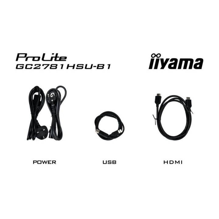 iiyama G-MASTER GC2781HSU-B1 27" 144H écran plat de PC 68,6 cm (27") 1920 x 1080 pixels Noir 