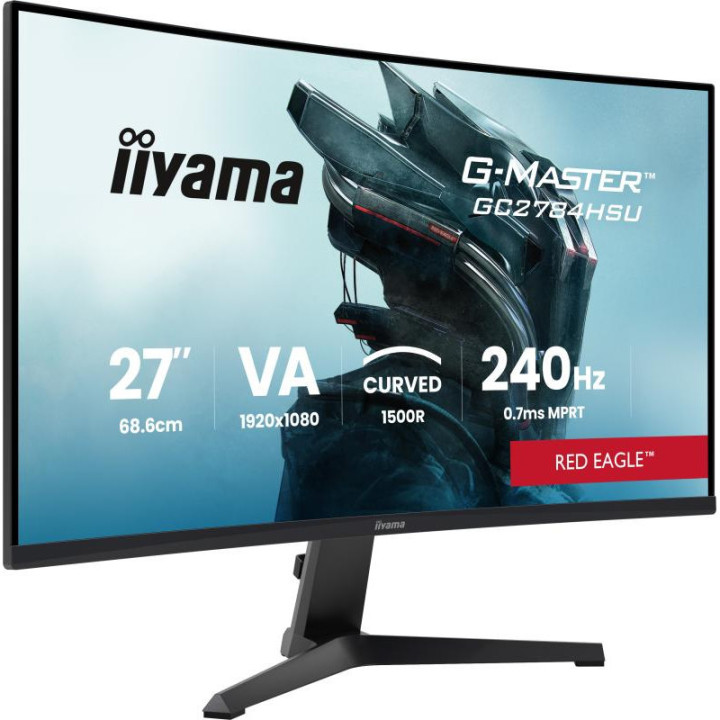 iiyama G-MASTER GC2784HSU-B1 27" 240H écran plat de PC 68,6 cm (27") 1920 x 1080 pixels Noir 
