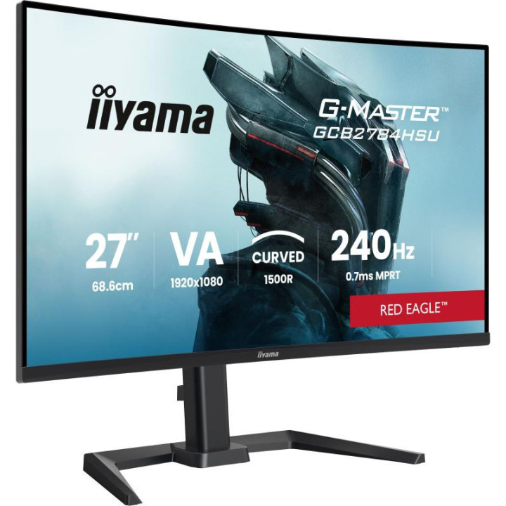iiyama G-MASTER GCB2784HSU-B1 27" 240Hz écran plat de PC 68,6 cm (27") 1920 x 1080 pixels Noir 