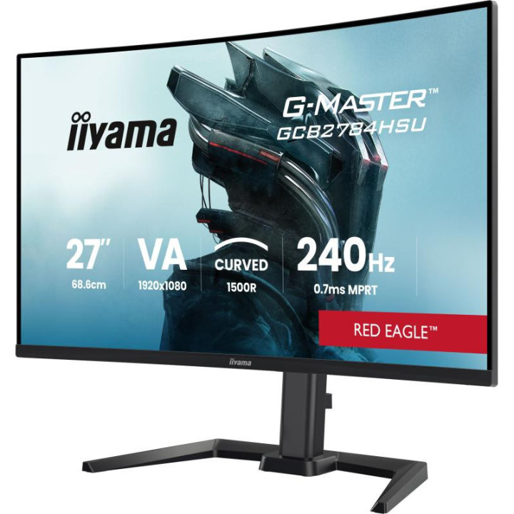 iiyama G-MASTER GCB2784HSU-B1 27" 240Hz écran plat de PC 68,6 cm (27") 1920 x 1080 pixels Noir 