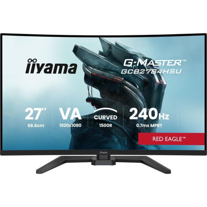 iiyama G-MASTER GCB2784HSU-B1 27" 240Hz écran plat de PC 68,6 cm (27") 1920 x 1080 pixels Noir 