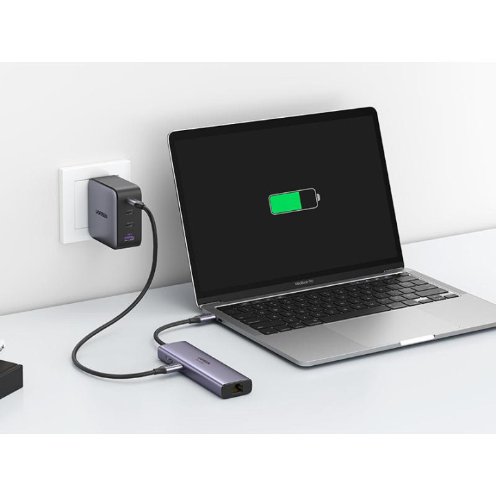 UGREEN Adaptateur Multiport 7-en-1 4K HDMI vers USB C *60515 
