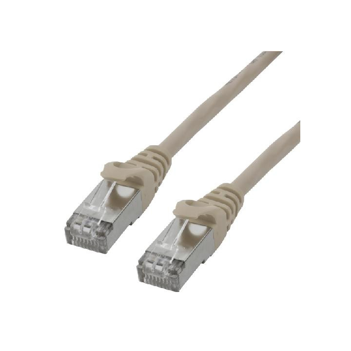 Câble réseau Cat.6A S/FTP Gris LSZH - 1m - FCC6ABMSHF1M | MCL Samar 