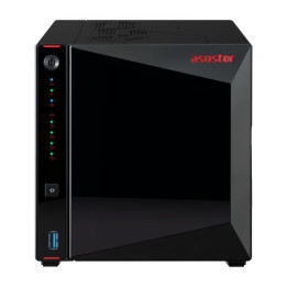 Asustor AS5404T serveur de stockage NAS Intel® Celeron® N5105 4 Go DDR4 0 To ADM Noir 