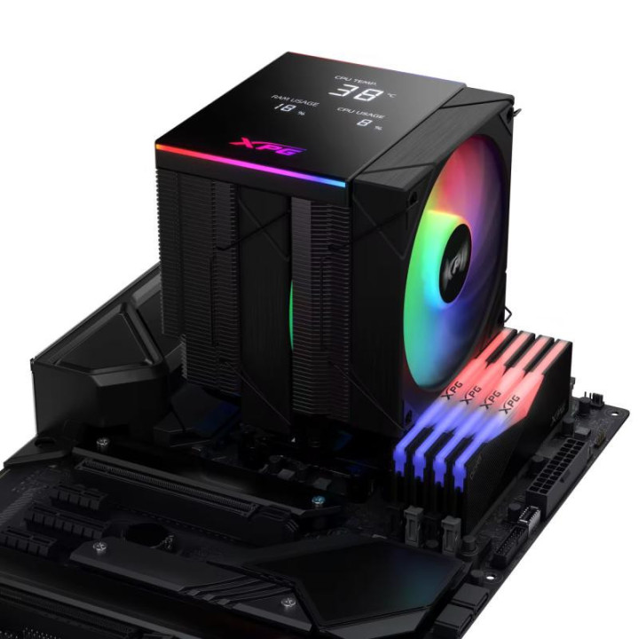 XPG MAESTRO PLUS 62DA Processeur Refroidisseur d'air 12 cm Noir 