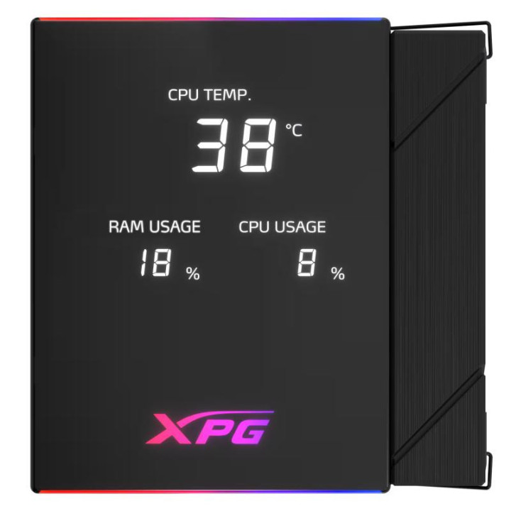 XPG MAESTRO PLUS 62DA Processeur Refroidisseur d'air 12 cm Noir 