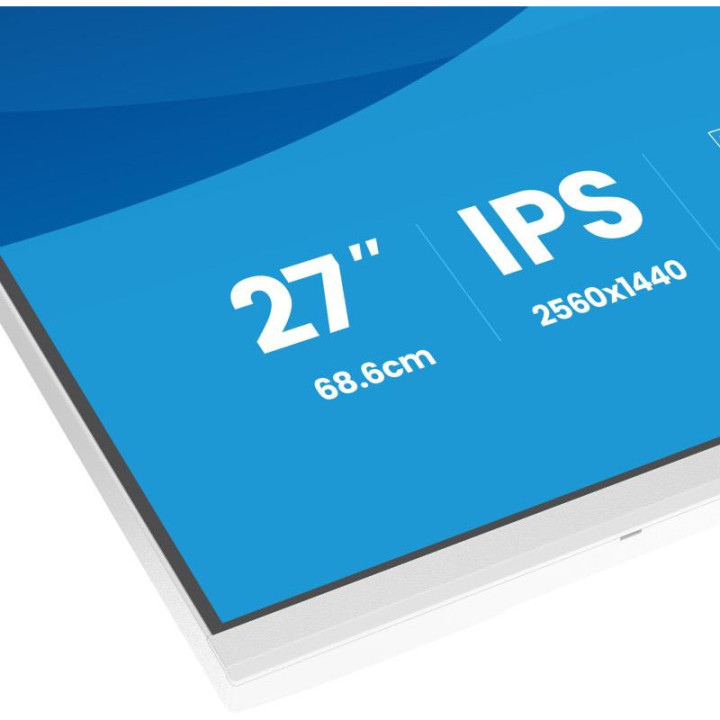 iiyama ProLite XB2797QSU-W1 écran plat de PC 68,6 cm (27") 2560 x 1440 pixels Quad HD LED Blanc 