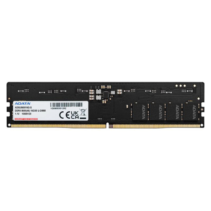 ADATA DDR5 5600 U-DIMM module de mémoire 8 Go 1 x 8 Go 288-pin DIMM 