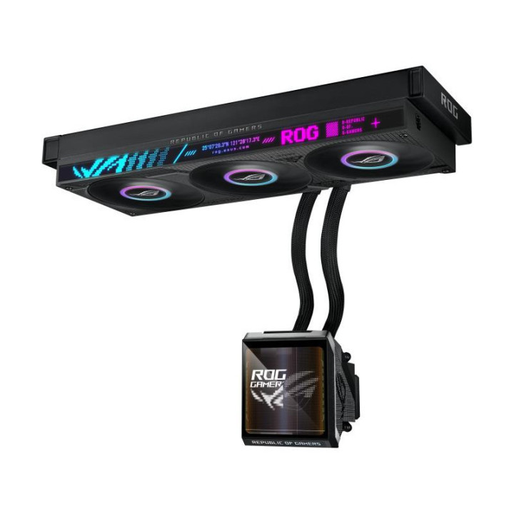 ASUS ROG Strix SLC IV 360 ARGB LCD Processeur Kit de refroidissement du liquide 12 cm Noir 1 pièce(s) 