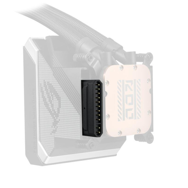 ASUS ROG Strix SLC IV 360 ARGB LCD Processeur Kit de refroidissement du liquide 12 cm Noir 1 pièce(s) 